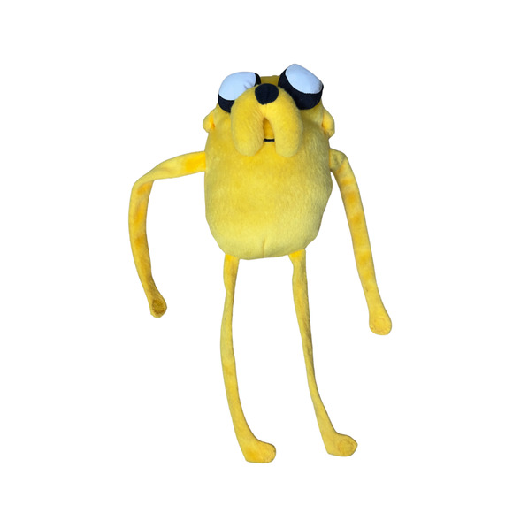 Adventure Time Jake Dog Plush Stuffed Animal Cartoon Network Yellow Toy 4.5" - Picture 1 of 8